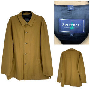 Vintage SplitRail Genuine Outdoors Men's Sz XL Faux Suede Shacket Jacket Lined
